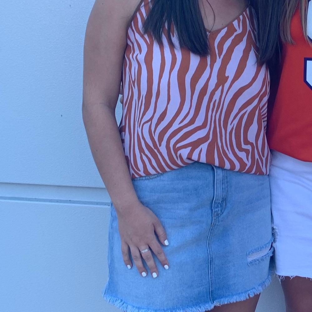 Purple & Orange Gameday Tank